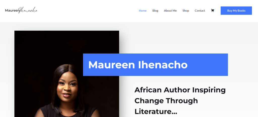 Photo of Maureen ihenacho website